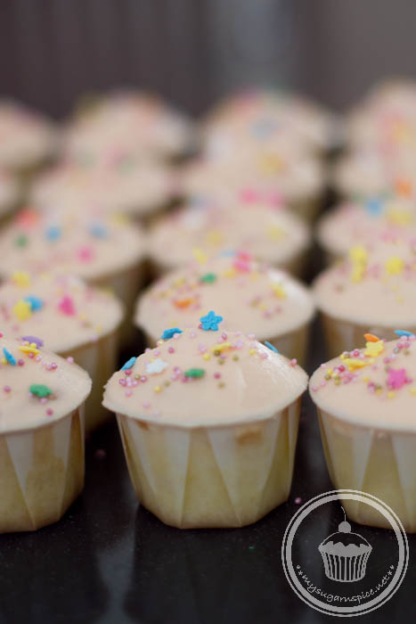 Cupcake with sprinkles